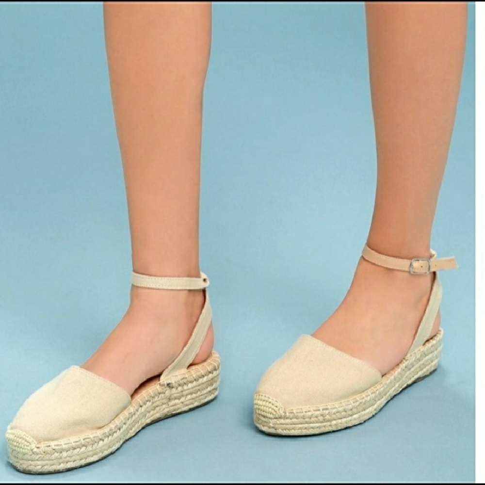 Espadrilles flatform sandals